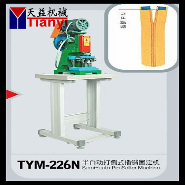 Semiauto Hit Side Pin Setting Machine,Nylon Pin Setting Zipper Equipment
